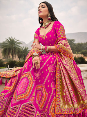 Magenta Pink Lehenga Choli
