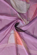 Light Purple Satin Saree