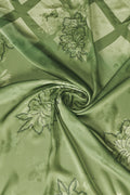 Sage Green Satin Saree