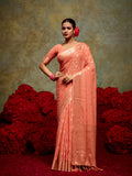 Georgette Banarasi Saree With Blouse Piece