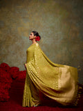 Georgette Banarasi Saree With Blouse Piece