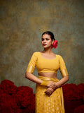 Georgette Banarasi Saree With Blouse Piece