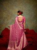 Georgette Banarasi Saree With Blouse Piece