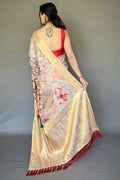 Pastel Purple Digital Print Saree