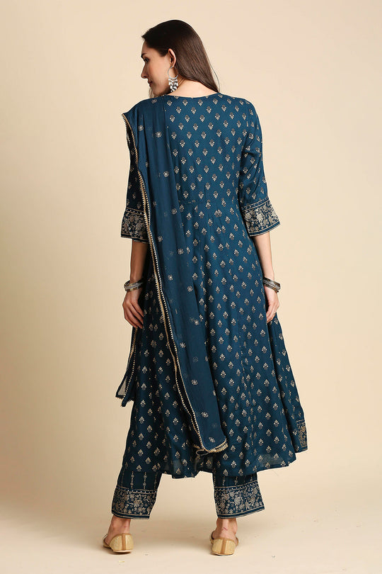 Navy Blue Ethnic Kurta set