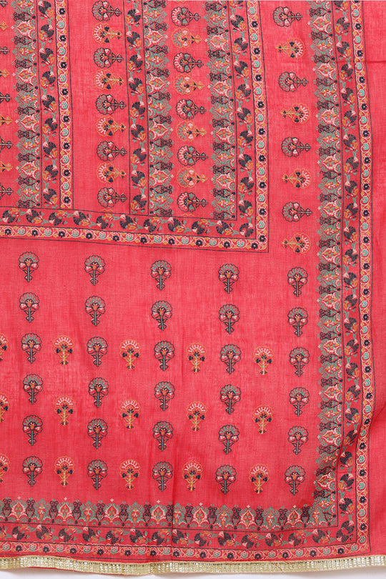 Teal Ethnic Motifs Thread Work Kurta set