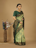 Banarasi Silk Saree With Blouse Piece