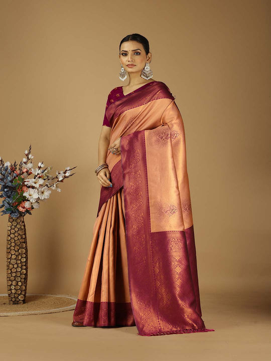 Banarasi Silk Saree With Blouse Piece