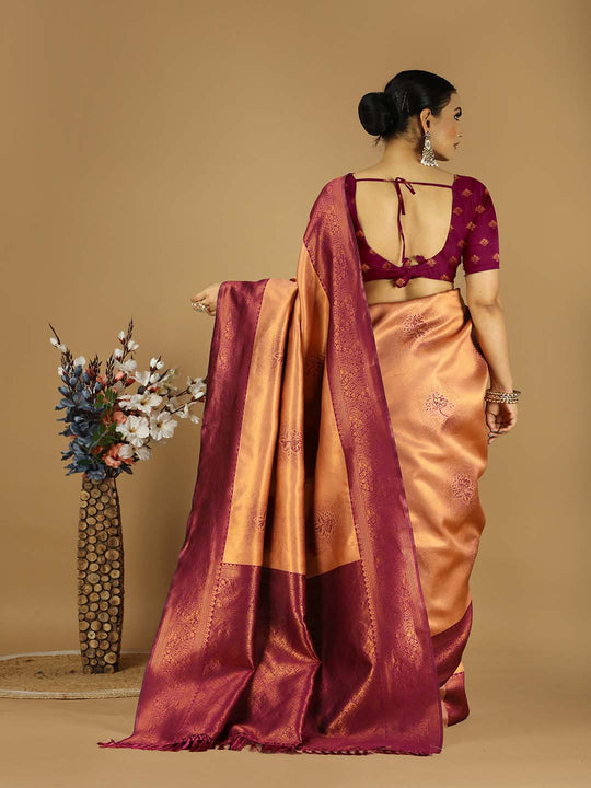 Banarasi Silk Saree With Blouse Piece
