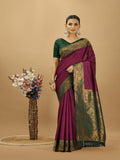 Banarasi Silk Saree With Blouse Piece