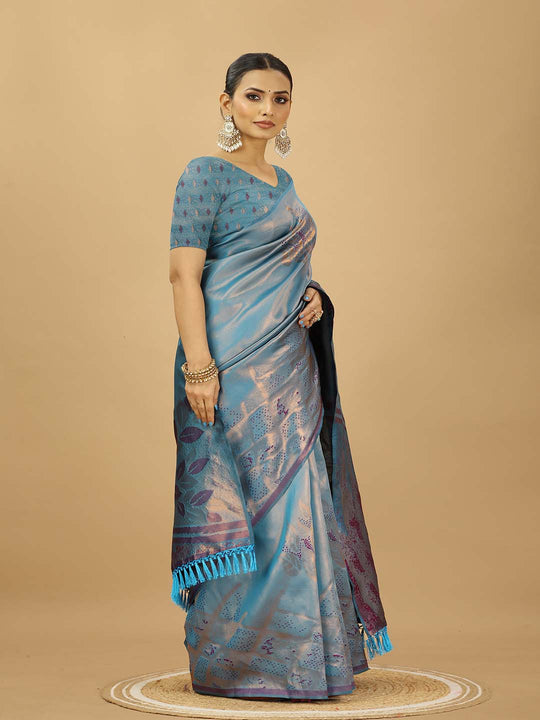 Banarasi Silk Saree With Blouse Piece