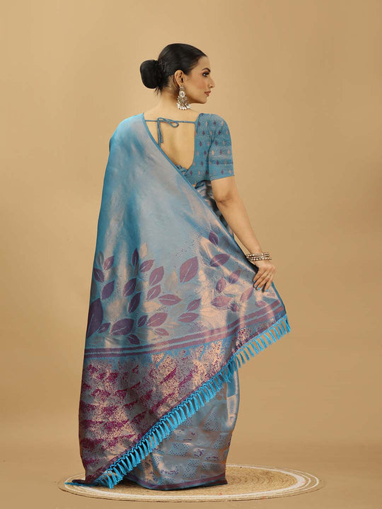 Banarasi Silk Saree With Blouse Piece