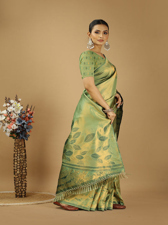 Banarasi Silk Saree With Blouse Piece
