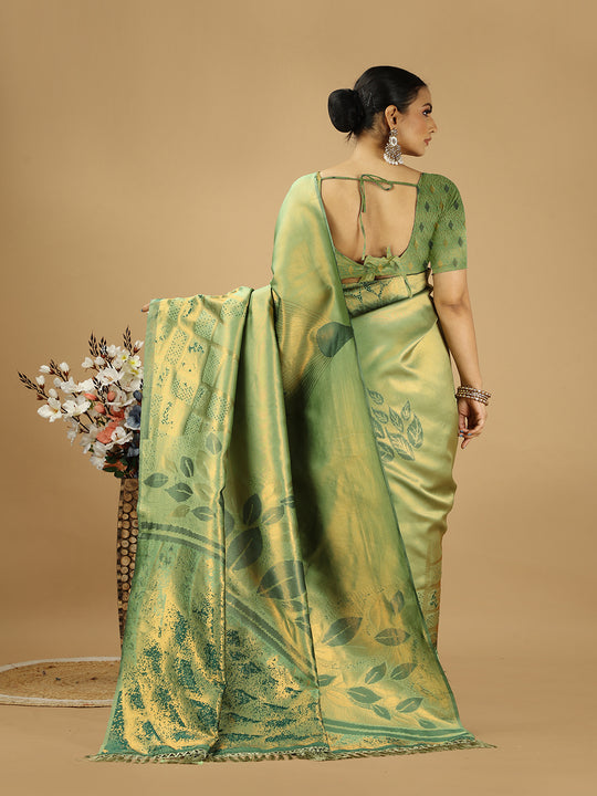 Banarasi Silk Saree With Blouse Piece