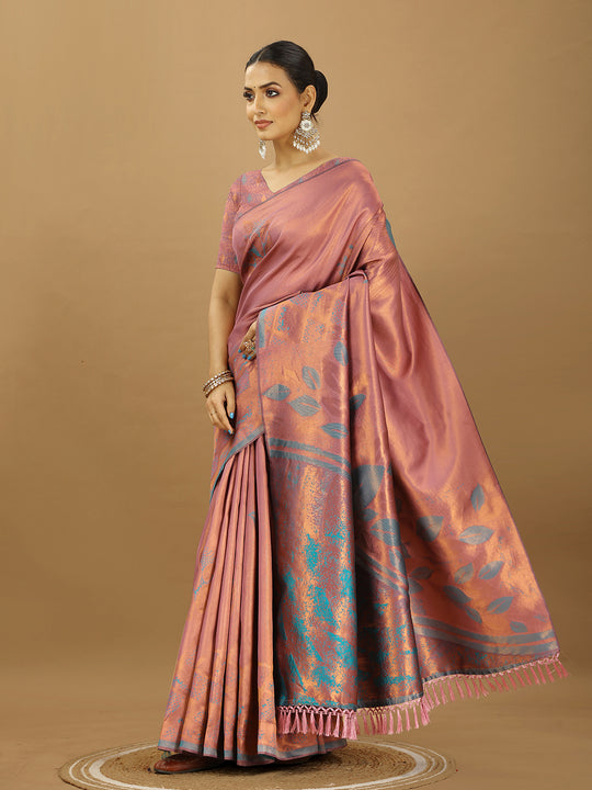Banarasi Silk Saree With Blouse Piece