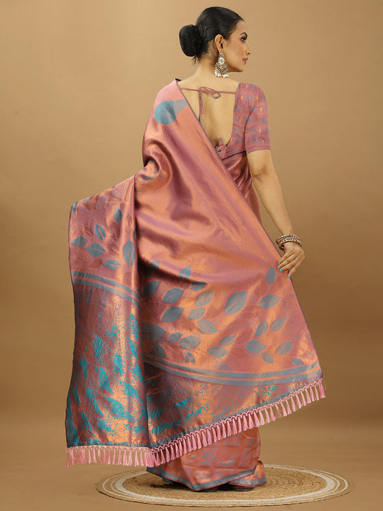 Banarasi Silk Saree With Blouse Piece