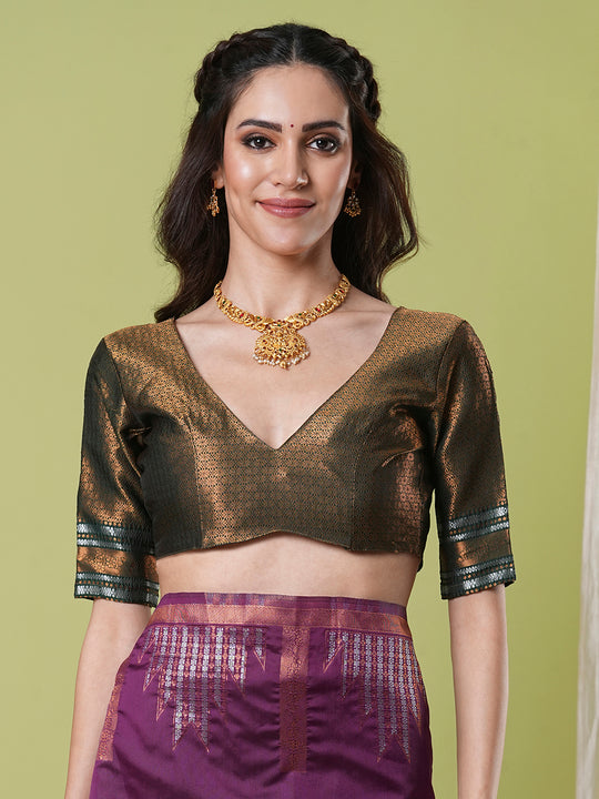 Banarasi Silk Saree With Blouse Piece