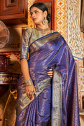 Light Violet Kanjivaram Saree