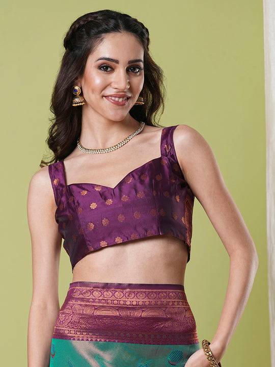 Banarasi Silk Saree With Blouse Piece