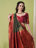 Banarasi Silk Saree With Blouse Piece