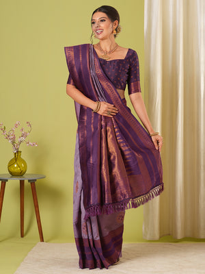 Banarasi Silk Saree With Blouse Piece