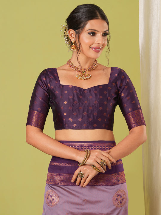 Banarasi Silk Saree With Blouse Piece