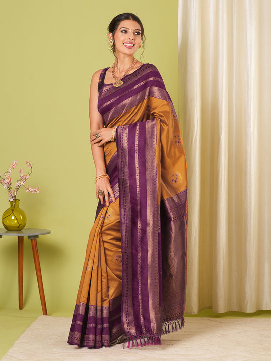 Banarasi Silk Saree With Blouse Piece