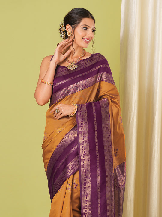 Banarasi Silk Saree With Blouse Piece