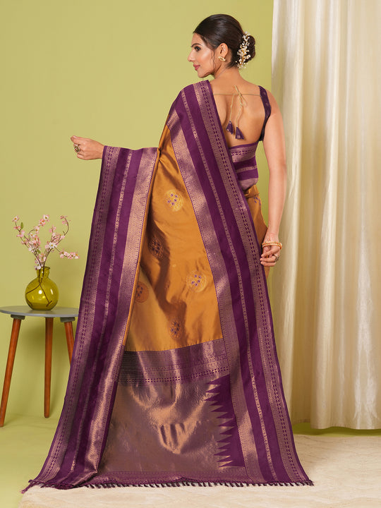 Banarasi Silk Saree With Blouse Piece