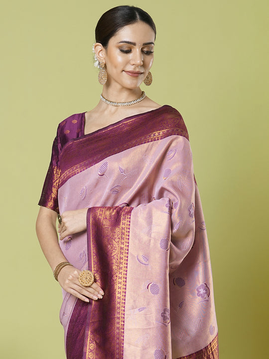 Banarasi Silk Saree With Blouse Piece