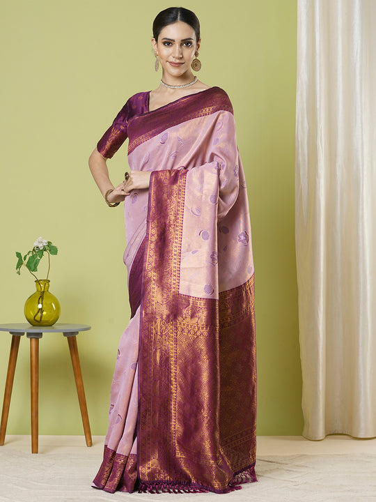 Banarasi Silk Saree With Blouse Piece
