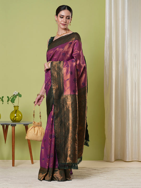 Banarasi Silk Saree With Blouse Piece