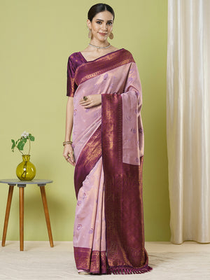 Banarasi Silk Saree With Blouse Piece