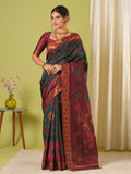 Banarasi Silk Saree With Blouse Piece
