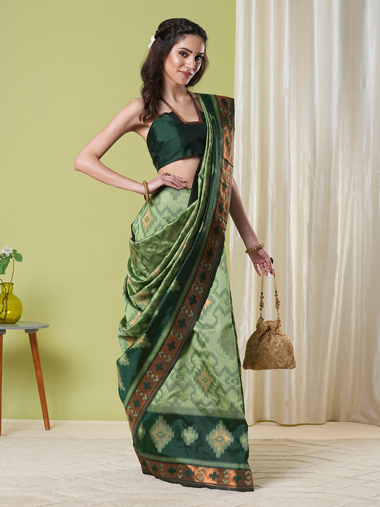 Banarasi Silk Saree With Blouse Piece