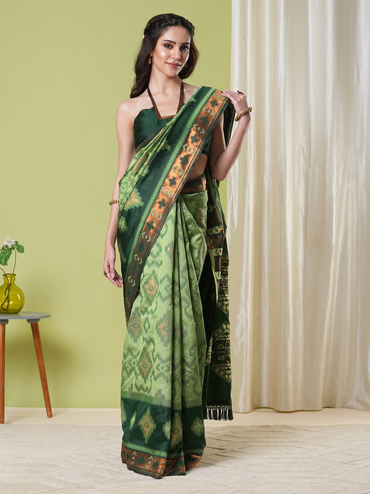 Banarasi Silk Saree With Blouse Piece