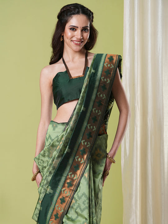 Banarasi Silk Saree With Blouse Piece
