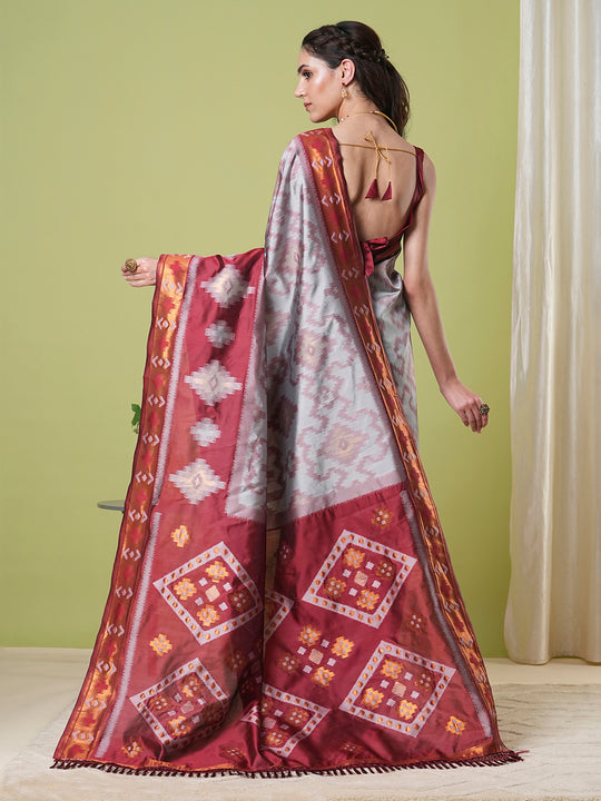 Banarasi Silk Saree With Blouse Piece