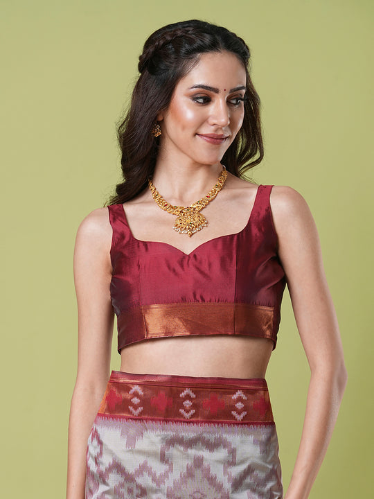 Banarasi Silk Saree With Blouse Piece