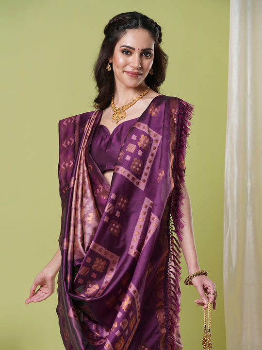 Banarasi Silk Saree With Blouse Piece