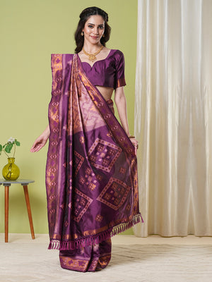 Banarasi Silk Saree With Blouse Piece