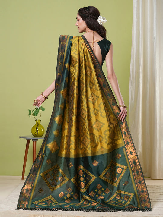 Banarasi Silk Saree With Blouse Piece