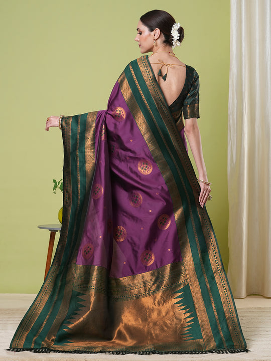 Banarasi Silk Saree With Blouse Piece