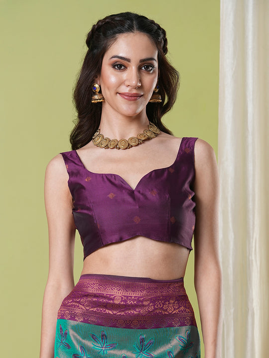 Banarasi Silk Saree With Blouse Piece