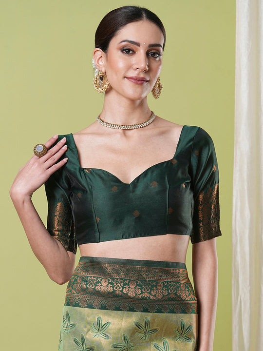 Banarasi Silk Saree With Blouse Piece