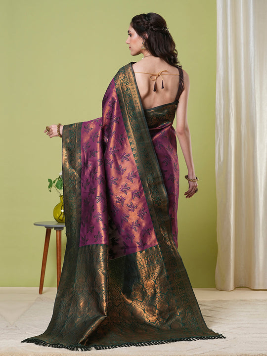 Banarasi Silk Saree With Blouse Piece