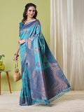 Banarasi Silk Saree With Blouse Piece