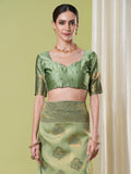 Banarasi Silk Saree With Blouse Piece