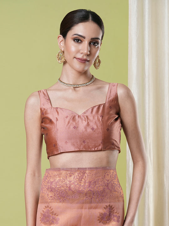 Banarasi Silk Saree With Blouse Piece