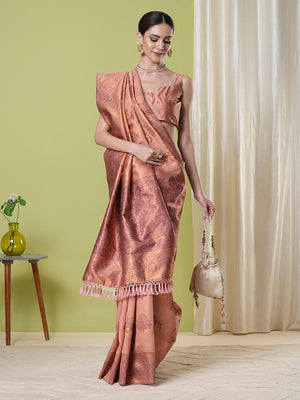 Banarasi Silk Saree With Blouse Piece